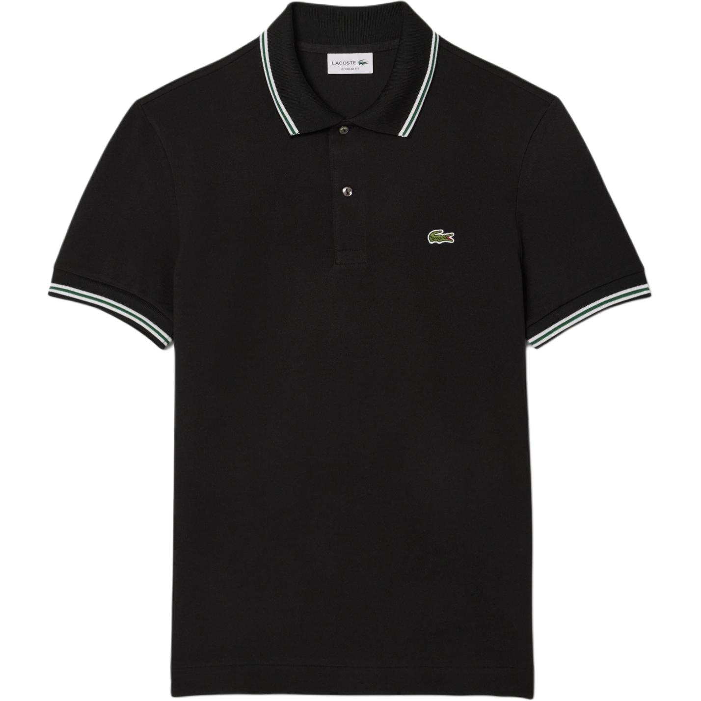 Поло с вышитым логотипом LACOSTE, черный
Поло с вышитым логотипом LACOSTE, черный