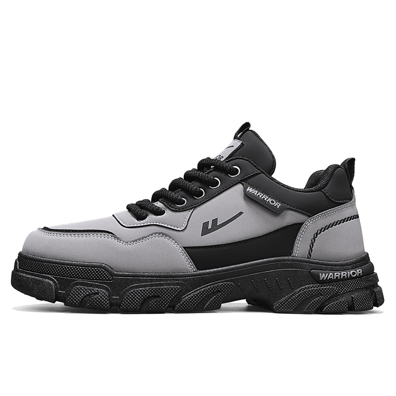 WARRIOR Рабочие ботинки мужские низкие хаки-серые черные, цвет Gray Black
WARRIOR Рабочие ботинки мужские низкие хаки-серые черные, цвет Gray Black