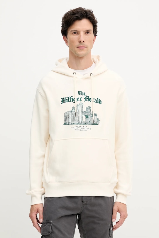 Хлопковая толстовка Tommy Hilfiger, бежевый
Хлопковая толстовка Tommy Hilfiger, бежевый