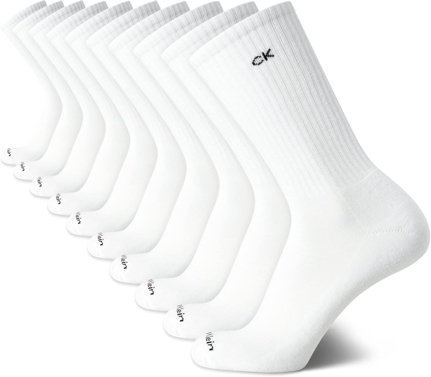 Мужские носки Calvin Klein Crew Socks - 10 пар дышащих спортивных носков с мягкой амортизацией для бега и спорта для мужчин, White
Мужские носки Calvin Klein Crew Socks - 10 пар дышащих спортивных носков с мягкой амортизацией для бега и спорта для мужчин, White