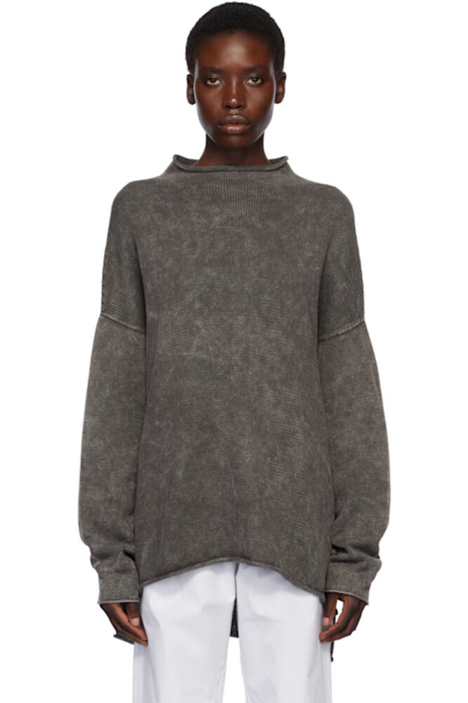 Серый свитер с выцветшим воротником Lauren Manoogian
Серый свитер с выцветшим воротником Lauren Manoogian