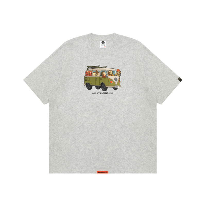 Футболка с принтом от A Bathing APE Aape, серый
Футболка с принтом от A Bathing APE Aape, серый