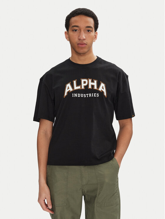 Футболка relaxed fit College 146501 Alpha Industries, черный
Футболка relaxed fit College 146501 Alpha Industries, черный