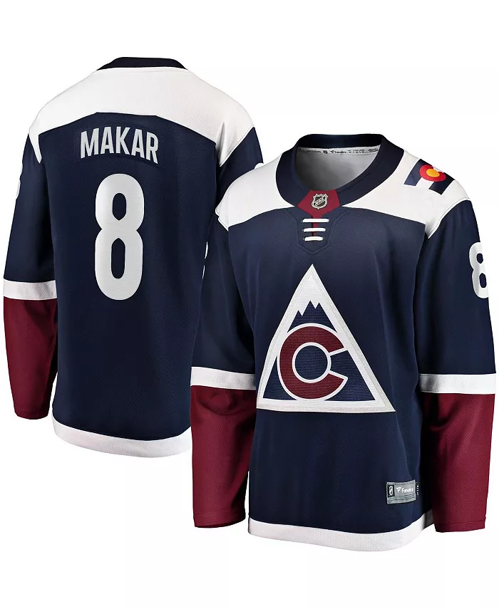 Мужская футболка игрока Cale Makar в стиле Colorado Avalanche, альтернативная версия 2018/19, Premier Breakaway Fanatics
Мужская футболка игрока Cale Makar в стиле Colorado Avalanche, альтернативная версия 2018/19, Premier Breakaway Fanatics