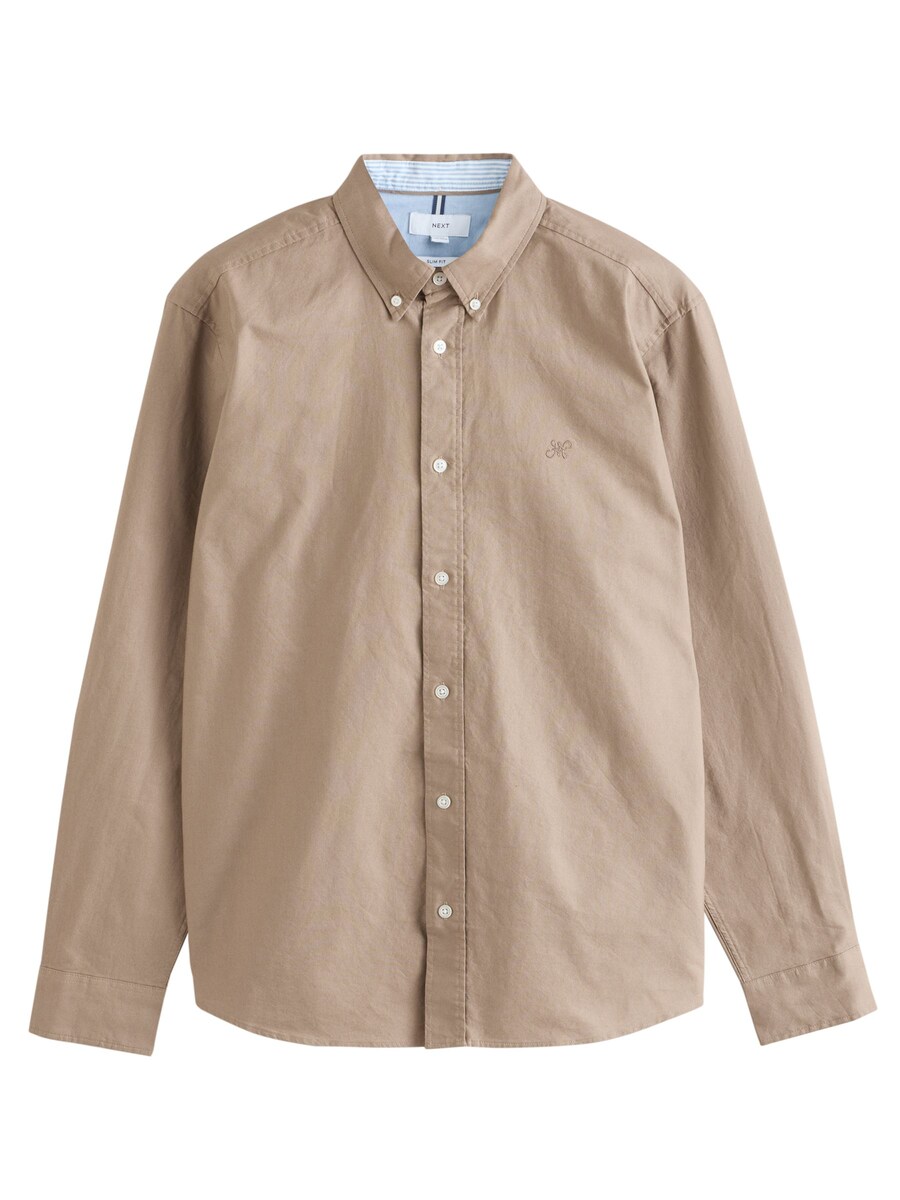 Рубашка на пуговицах классического кроя Next, темно-бежевый
Рубашка на пуговицах классического кроя Next, темно-бежевый