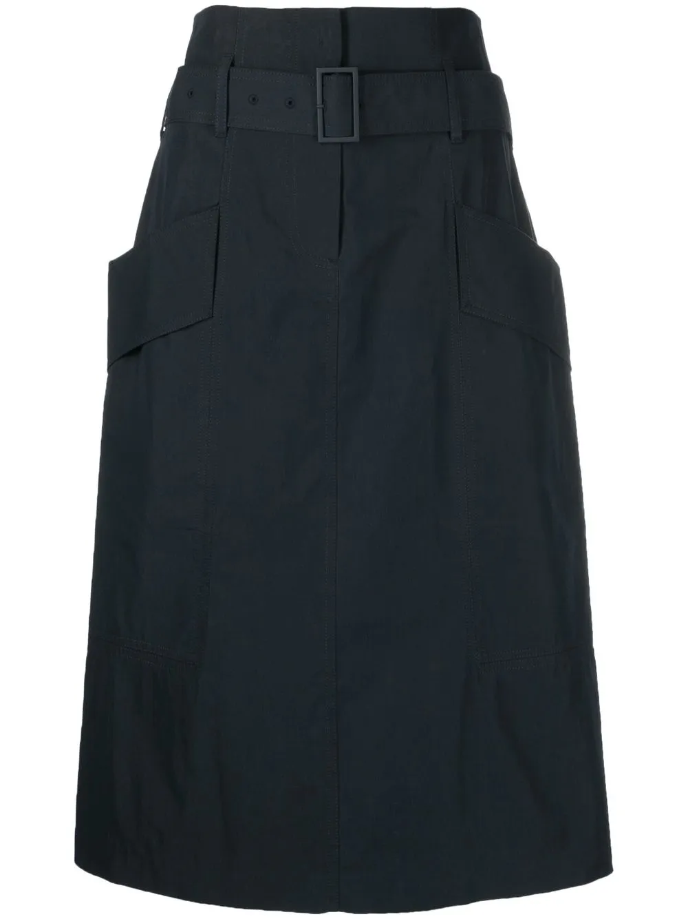 Юбка А-силуэта с поясом Low Classic, синий
Юбка А-силуэта с поясом Low Classic, синий