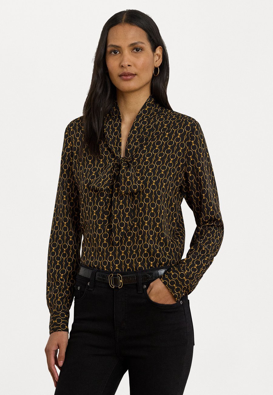 Блуза Lauren Ralph Lauren CHAIN-PRINT CREPE TIE-NECK BLOUSE, Black Multi/Black
Блуза Lauren Ralph Lauren CHAIN-PRINT CREPE TIE-NECK BLOUSE, Black Multi/Black