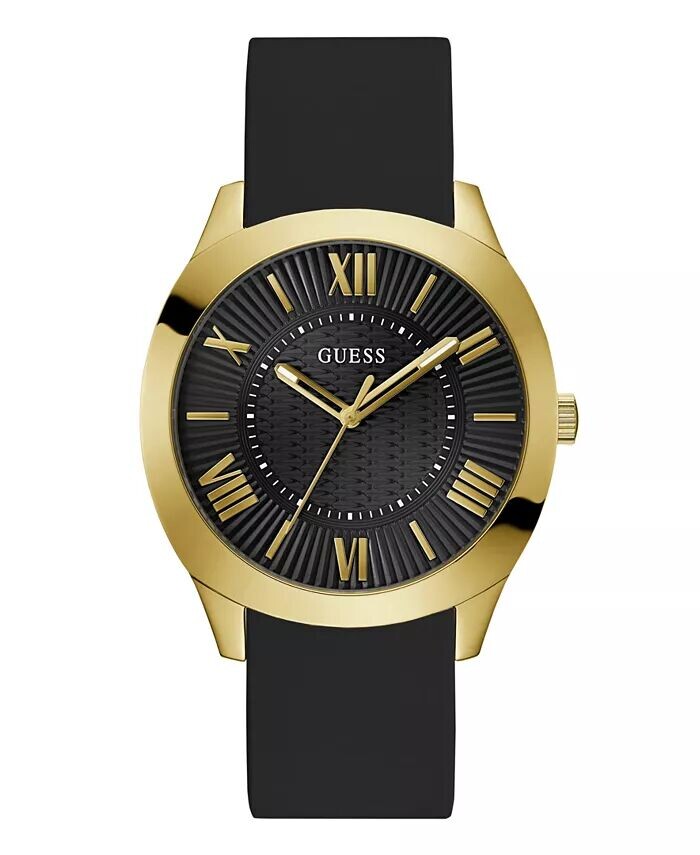Мужские аналоговые черные силиконовые часы, 44 мм GUESS
Мужские аналоговые черные силиконовые часы, 44 мм GUESS