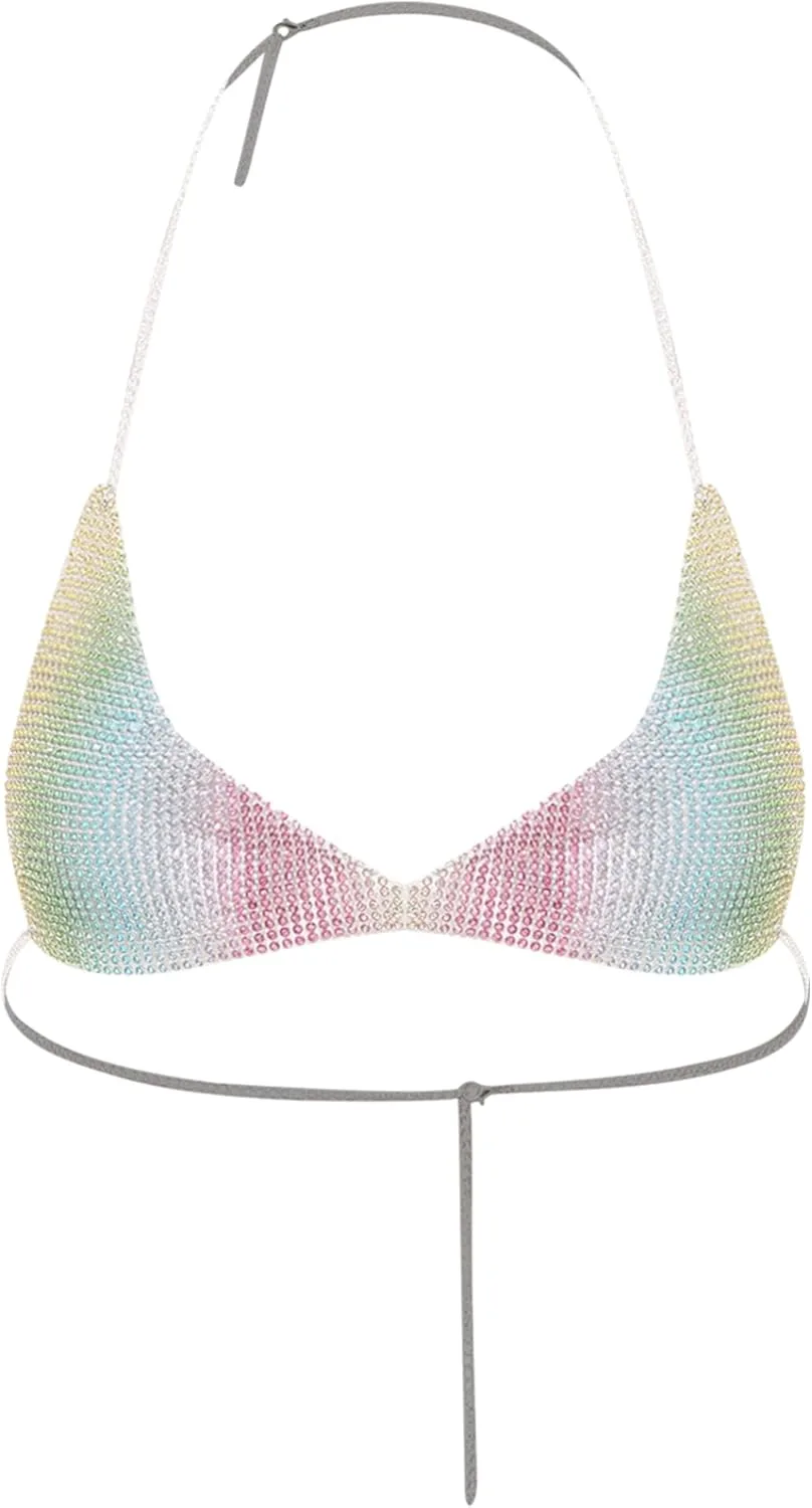 Женский топ для купальника Triangle Bikini Bra с блестками и стразами Riismen
Женский топ для купальника Triangle Bikini Bra с блестками и стразами Riismen