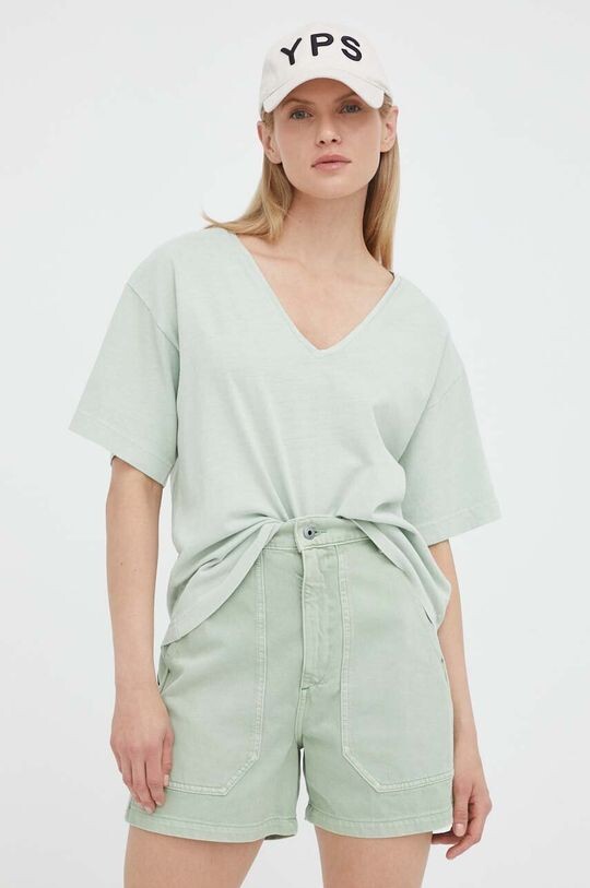 Хлопковая футболка G-Star Raw, зеленый
Хлопковая футболка G-Star Raw, зеленый