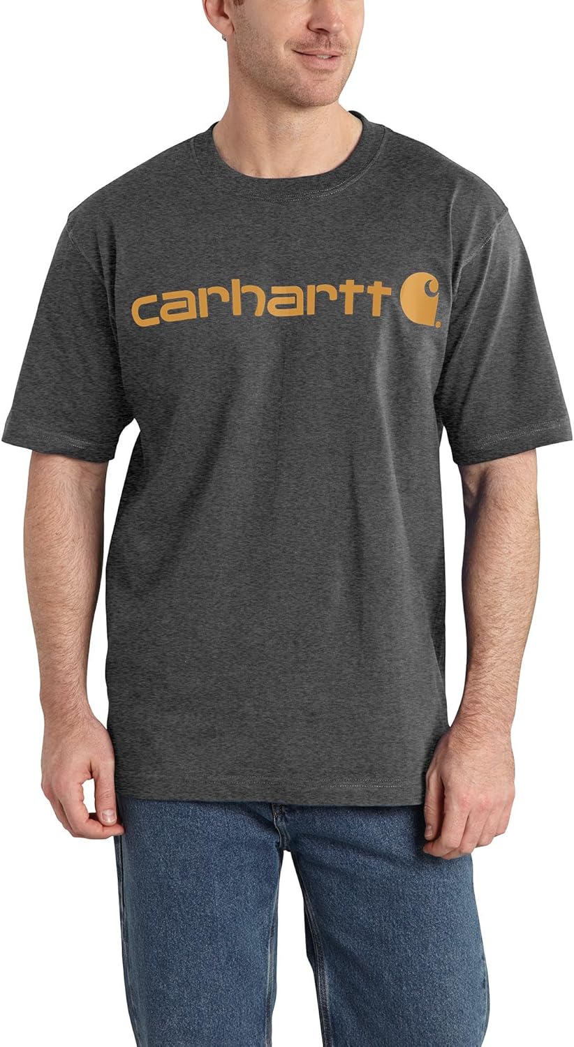 Мужская футболка Carhartt с коротким рукавом и большим фирменным логотипом, Carbon Heather
Мужская футболка Carhartt с коротким рукавом и большим фирменным логотипом, Carbon Heather