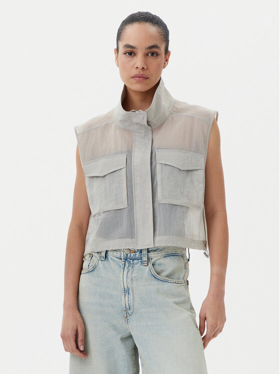 Жилет стандартного кроя 104852 A2EK Pinko, серый
Жилет стандартного кроя 104852 A2EK Pinko, серый