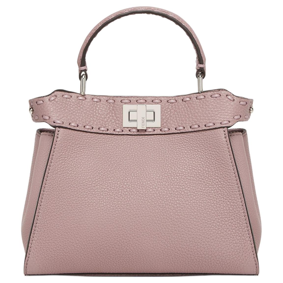 Fendi Мини-сумочка на одно плечо из кожи Peekaboo, женская, розово-фуксиевого цвета
Fendi Мини-сумочка на одно плечо из кожи Peekaboo, женская, розово-фуксиевого цвета