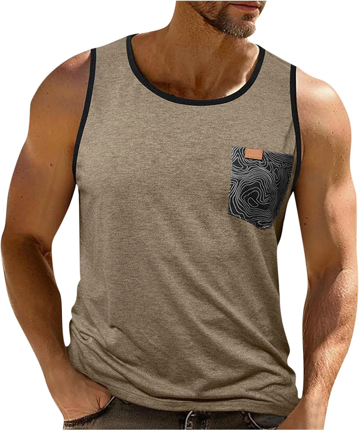 Мужская летняя безрукавка спортивная однотонная с карманами
Мужская летняя безрукавка спортивная однотонная с карманами