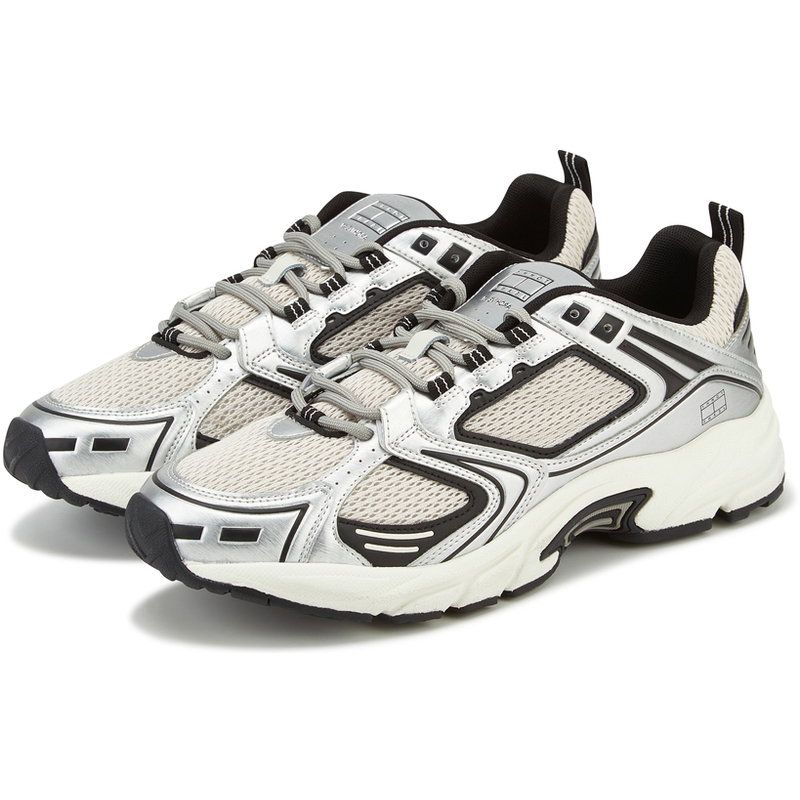 Дышащие низкие массивные кроссовки для увеличения роста, мужские, серебристо-серые Tommy Hilfiger, Silver Gray Bds 
Дышащие низкие массивные кроссовки для увеличения роста, мужские, серебристо-серые Tommy Hilfiger, Silver Gray Bds