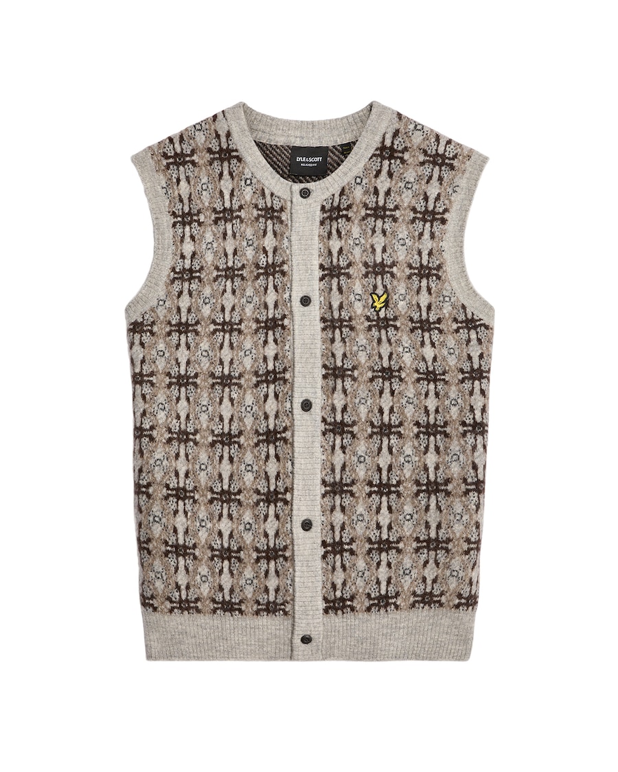 Вязаный кардиган Lyle & Scott, Grey/Dark Grey/Mottled Grey
Вязаный кардиган Lyle & Scott, Grey/Dark Grey/Mottled Grey