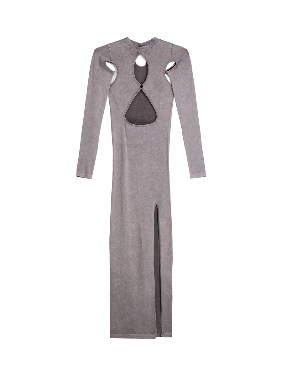 Платье макси Bershka Dress, серый
Платье макси Bershka Dress, серый