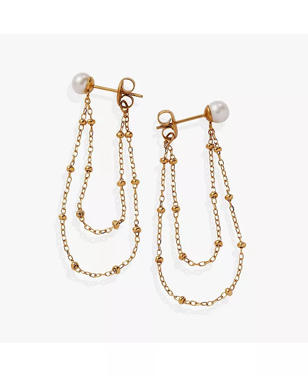 Серьги-Цепочки с пресноводным жемчугом Alex And Ani, white
Серьги-Цепочки с пресноводным жемчугом Alex And Ani, white