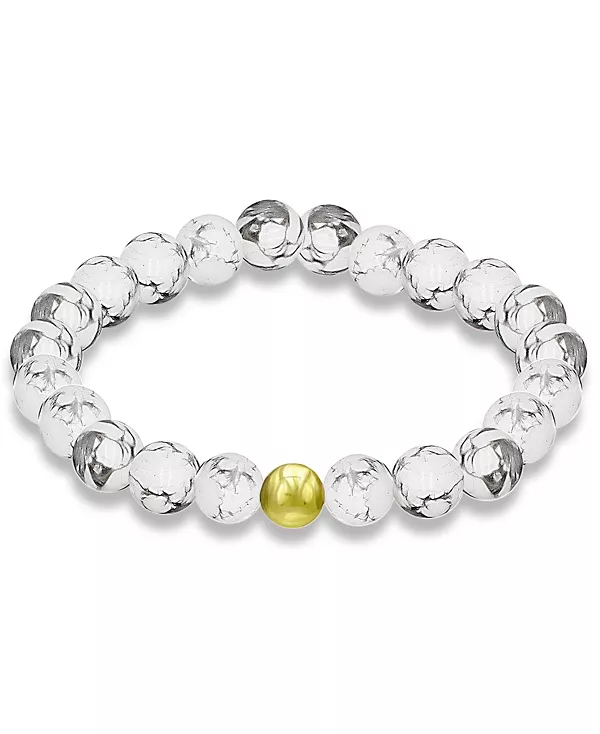 Браслет из натуральных каменных бусин с серебряной или позолоченной отделкой Macy'S, howlite/gold, Серебристый, Браслет из натуральных каменных бусин с серебряной или позолоченной отделкой Macy'S, howlite/gold
Браслет из натуральных каменных бусин с серебряной или позолоченной отделкой Macy'S, howlite/gold, Серебристый, Браслет из натуральных каменных бусин с серебряной или позолоченной отделкой Macy'S, howlite/gold