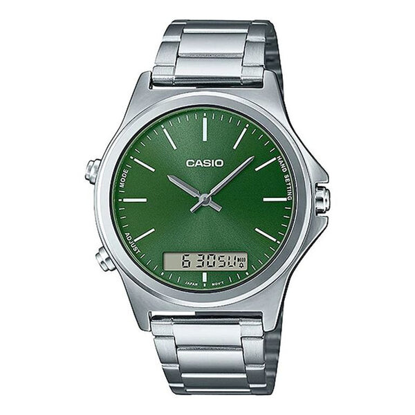 Часы Casio Dress Classic Business Analog-Digital Watch 'Silver Green', зеленый
Часы Casio Dress Classic Business Analog-Digital Watch 'Silver Green', зеленый