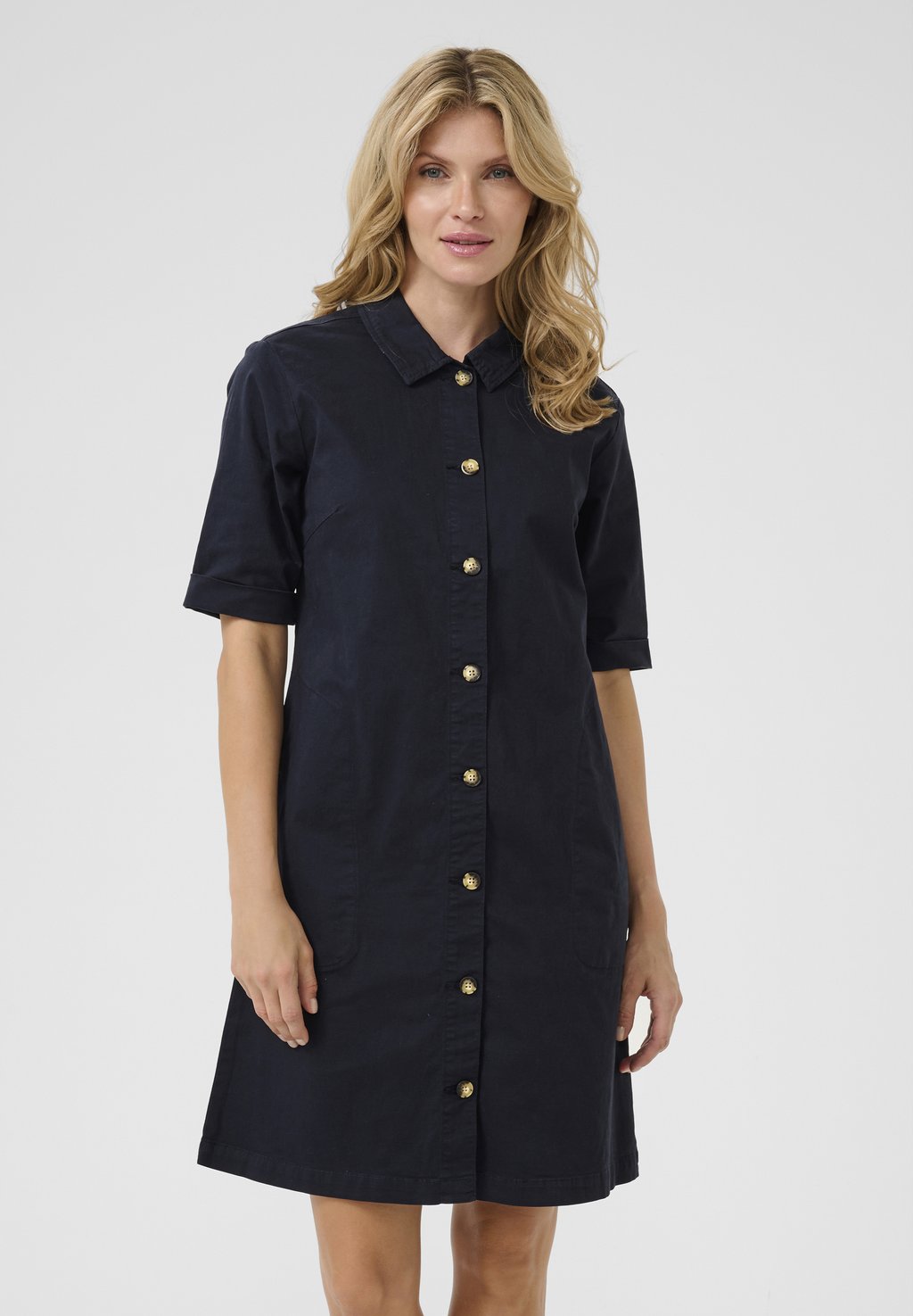 Платье-рубашка Cream, темно-синий
Платье-рубашка Cream, темно-синий