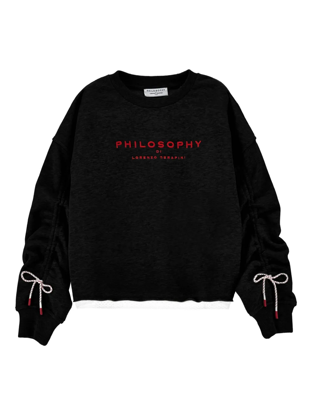 Толстовка с кулиской на рукавах Philosophy Di Lorenzo Serafini Kids, черный
Толстовка с кулиской на рукавах Philosophy Di Lorenzo Serafini Kids, черный