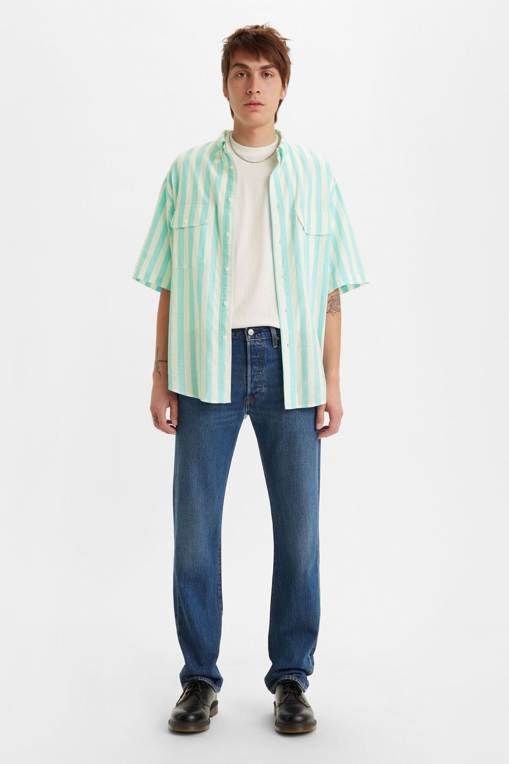 Джинсы 501 Levi's прямого кроя Levi's
Джинсы 501 Levi's прямого кроя Levi's