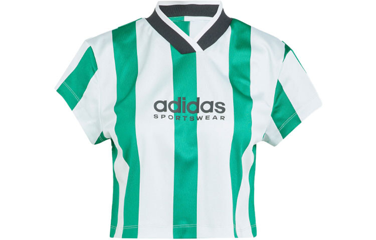 Женский укороченный топ adidas, Зеленый лес 
Женский укороченный топ adidas, Зеленый лес