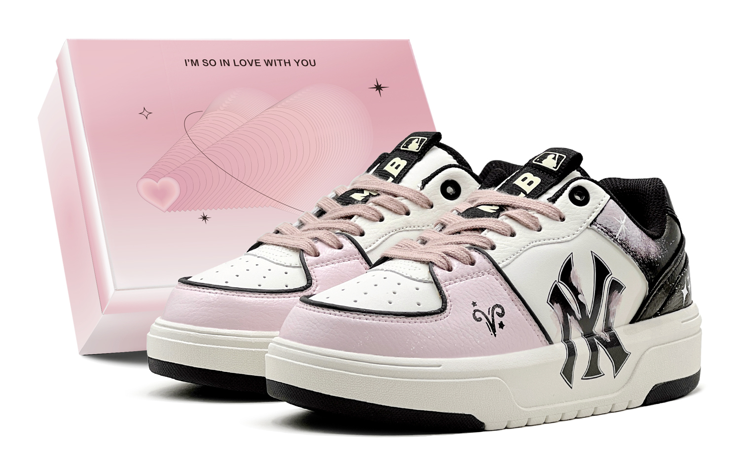 Chunky Liner Romantic Treat, Couple's, Starry Aries, Constellation, модные универсальные низкие кеды для скейтборда MLB, розовый
Chunky Liner Romantic Treat, Couple's, Starry Aries, Constellation, модные универсальные низкие кеды для скейтборда MLB, розовый