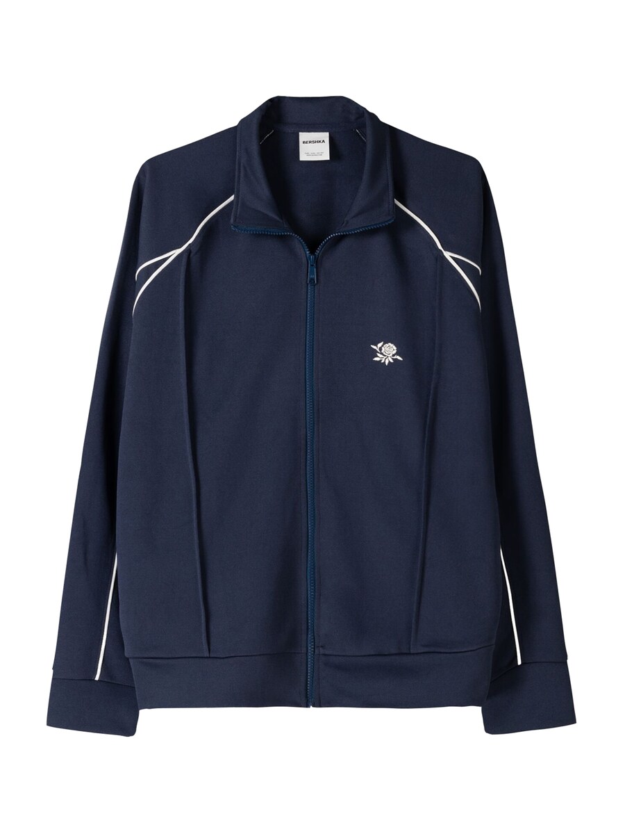 Толстовка с капюшоном на молнии Bershka, морской синий
Толстовка с капюшоном на молнии Bershka, морской синий