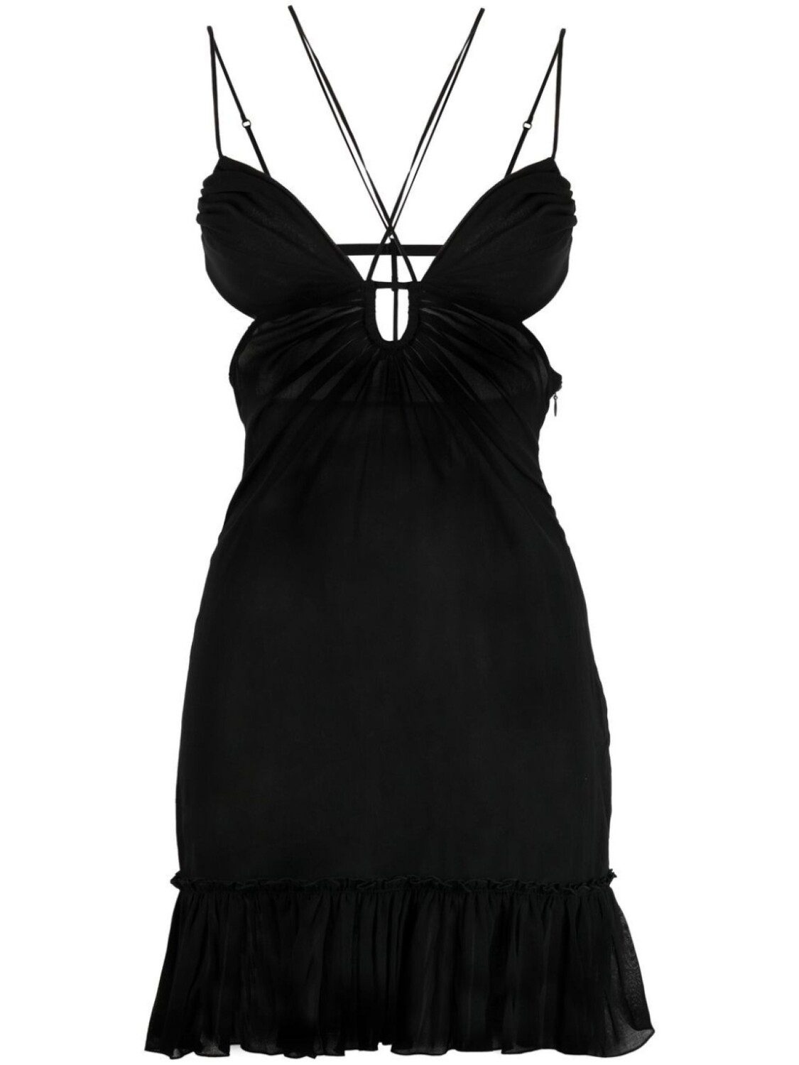 Nensi Dojaka платье мини с вырезами, черный
Nensi Dojaka платье мини с вырезами, черный