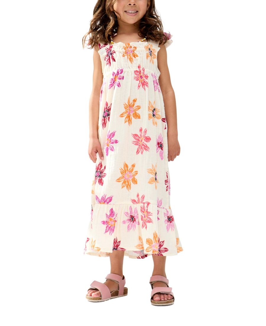 Платье для маленьких девочек Raffya Flora с собранным вручную цветочным принтом Raffya Kids, Ecru
Платье для маленьких девочек Raffya Flora с собранным вручную цветочным принтом Raffya Kids, Ecru