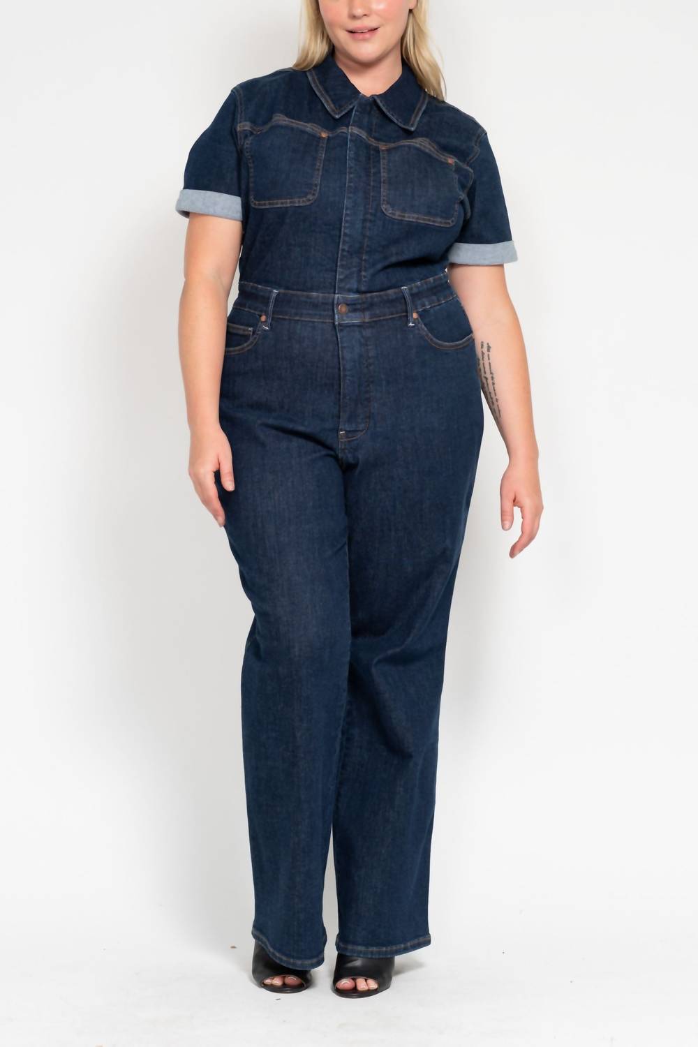 Джинсовый комбинезон Straight с высокой талией и утягивающим животом, цвет Dark Wash Judy Blue
Джинсовый комбинезон Straight с высокой талией и утягивающим животом, цвет Dark Wash Judy Blue