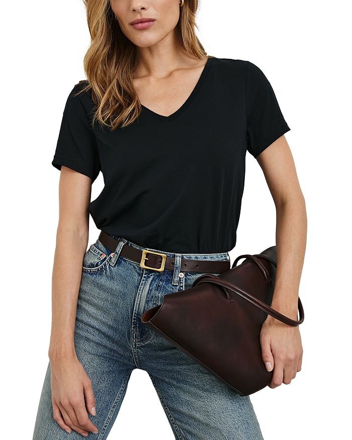 Футболка с короткими рукавами и V-образным вырезом Rails, черный
Футболка с короткими рукавами и V-образным вырезом Rails, черный