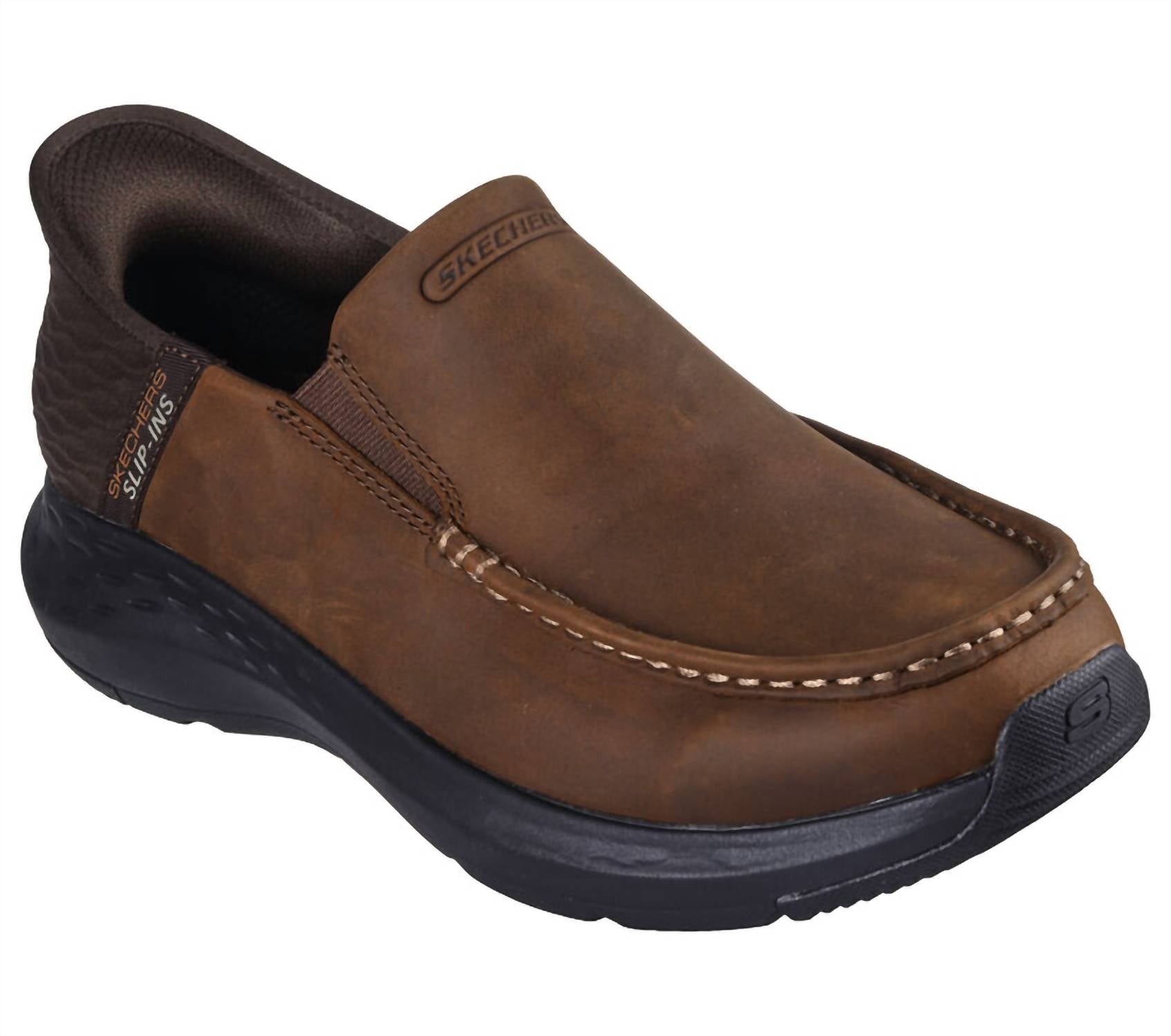 Skechers Мужские туфли-слипоны Parson Oswin свободного кроя темно-коричневого цвета
Skechers Мужские туфли-слипоны Parson Oswin свободного кроя темно-коричневого цвета