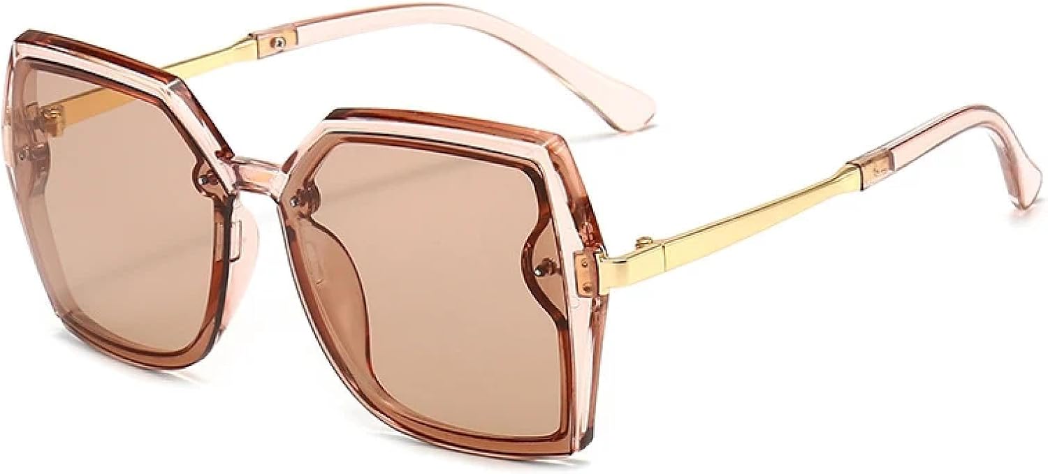 Винтажные классические солнцезащитные очки в крупной оправе для женщин и мужчин, модные металлические очки для вождения и путешествий, защита от УФ-излучения UV400 TKKTLLT, Tea Tea
Винтажные классические солнцезащитные очки в крупной оправе для женщин и мужчин, модные металлические очки для вождения и путешествий, защита от УФ-излучения UV400 TKKTLLT, Tea Tea