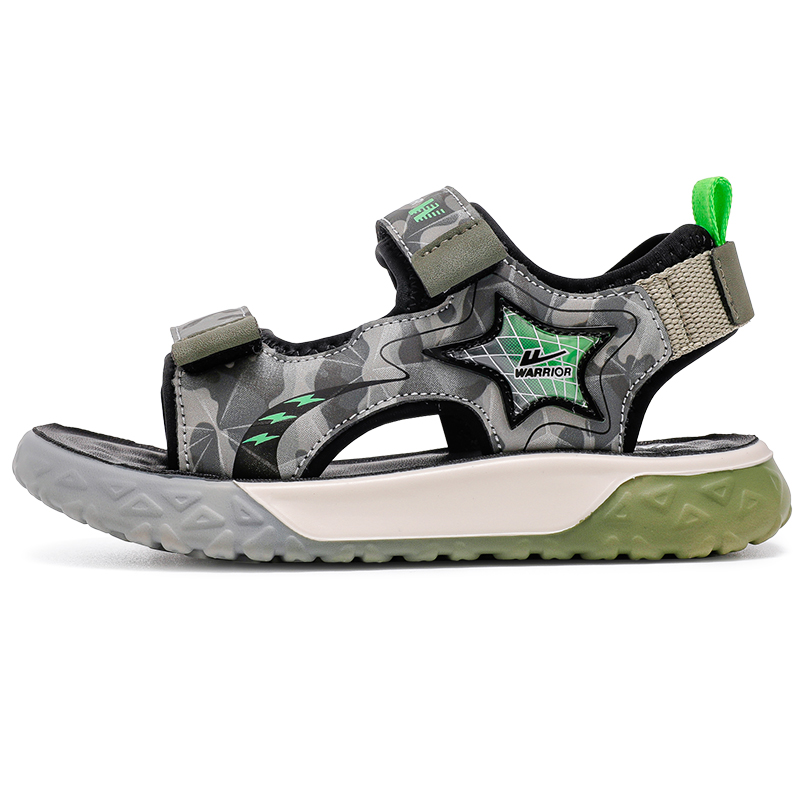 Детские сандалии WARRIOR, камуфляж/зеленый/черный
Детские сандалии WARRIOR, камуфляж/зеленый/черный