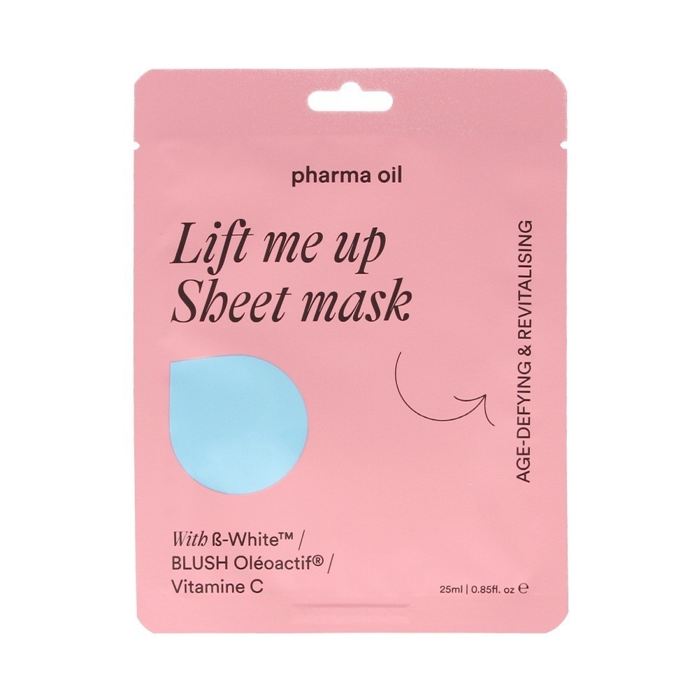 Маска для лица sheet face mask lift me up Pharma Oil, объем 25 мл.
Маска для лица sheet face mask lift me up Pharma Oil, объем 25 мл.