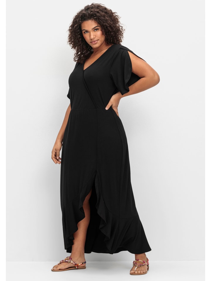 Платье до колена sheego, черный
Платье до колена sheego, черный