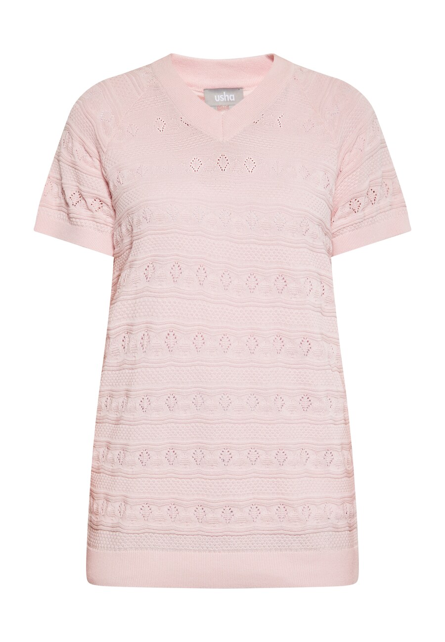 Тонкий вязаный свитер Usha Sweater, розовый
Тонкий вязаный свитер Usha Sweater, розовый