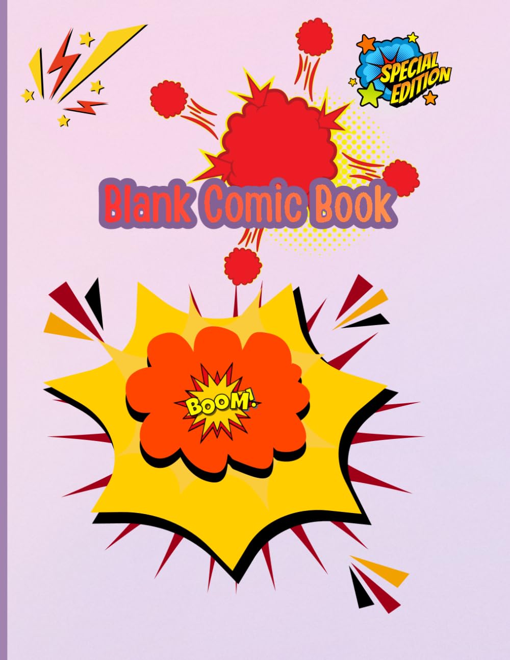 Blank Comic Book For Kids: Create Your Own Comics With This Comic Book Journal Notebook: Over 112 Pages Large Big 8.5" x 11" Cartoon / Comic Book With Lots of Templates (Independently published)
Blank Comic Book For Kids: Create Your Own Comics With This Comic Book Journal Notebook: Over 112 Pages Large Big 8.5" x 11" Cartoon / Comic Book With Lots of Templates (Independently published)