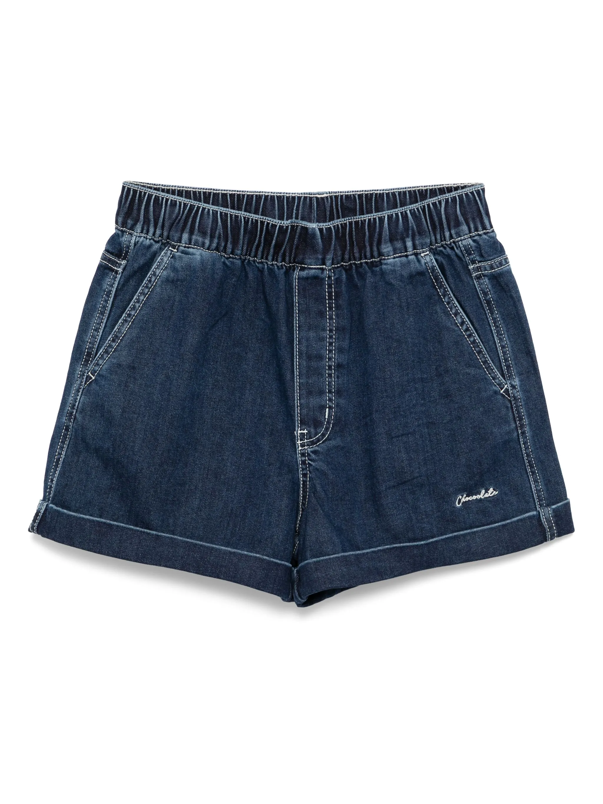 Шорты с вышитым логотипом Chocoolate, синий
Шорты с вышитым логотипом Chocoolate, синий