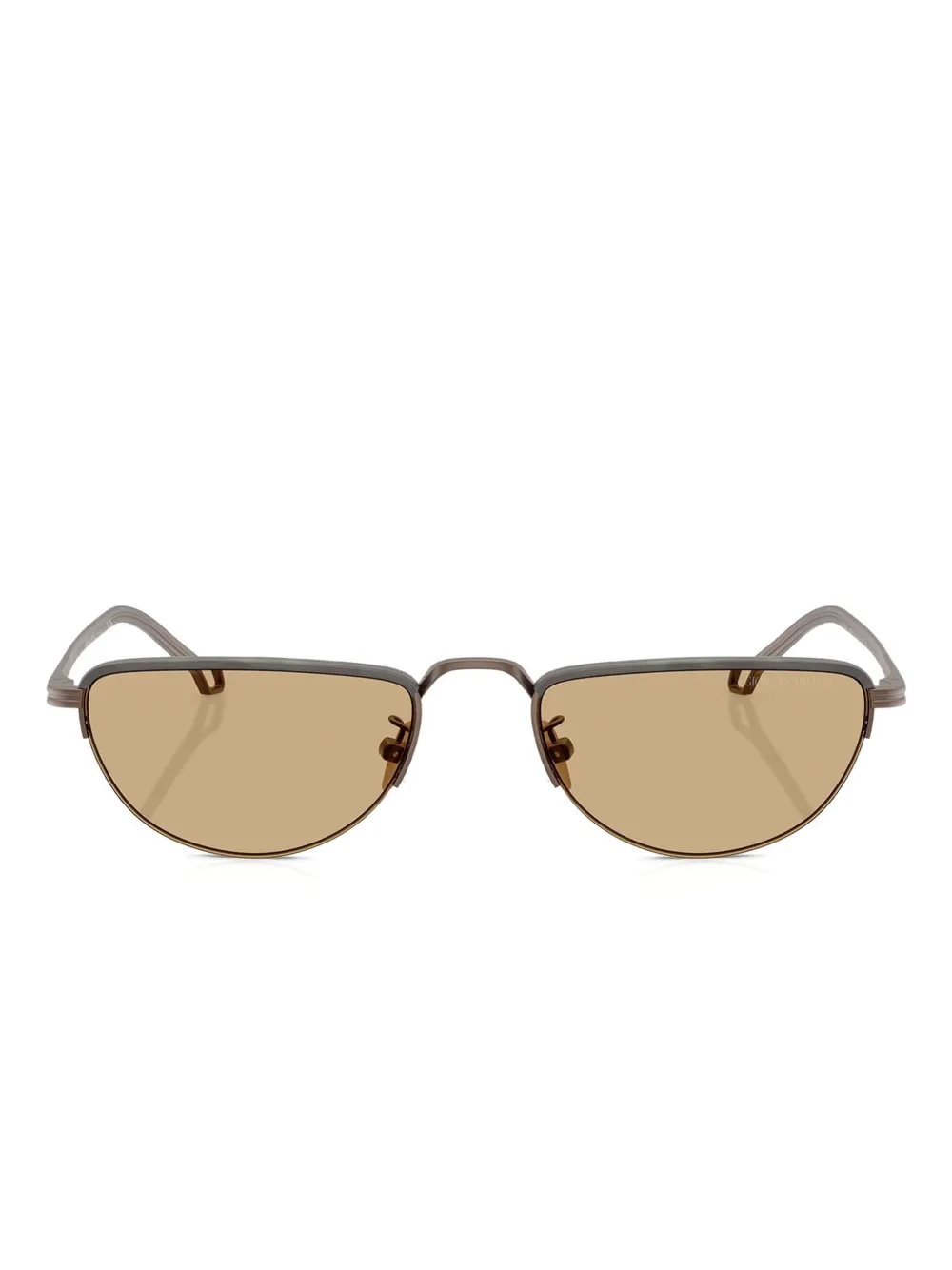 Солнцезащитные очки в металлической оправе Giorgio Armani, коричневый
Солнцезащитные очки в металлической оправе Giorgio Armani, коричневый
