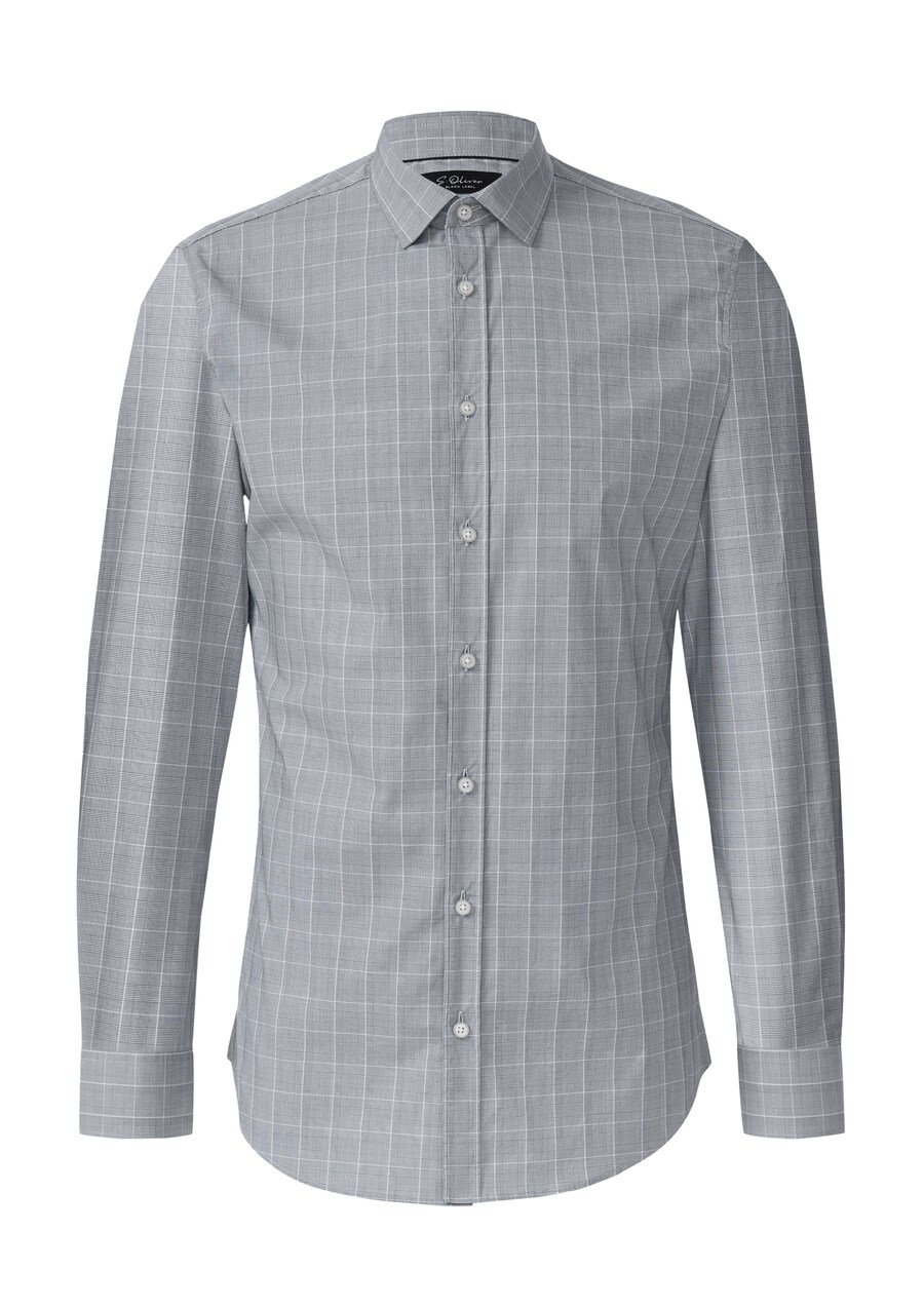 Рубашка Slim Fit на пуговицах s.Oliver BLACK LABEL, серый
Рубашка Slim Fit на пуговицах s.Oliver BLACK LABEL, серый