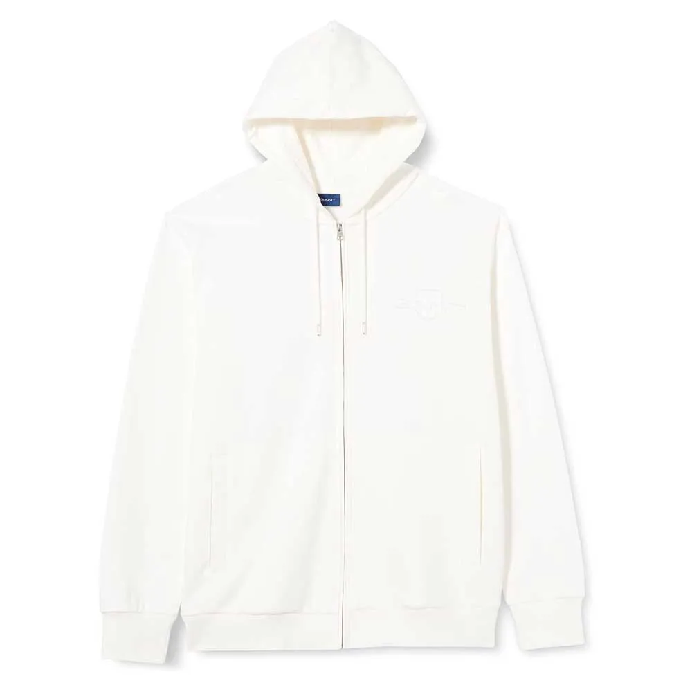 Толстовка Gant Tonal full zip, белый
Толстовка Gant Tonal full zip, белый