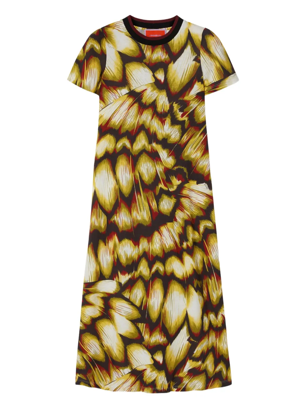 Миди-платье с короткими рукавами и принтом по всей поверхности La Doublej, черный
Миди-платье с короткими рукавами и принтом по всей поверхности La Doublej, черный