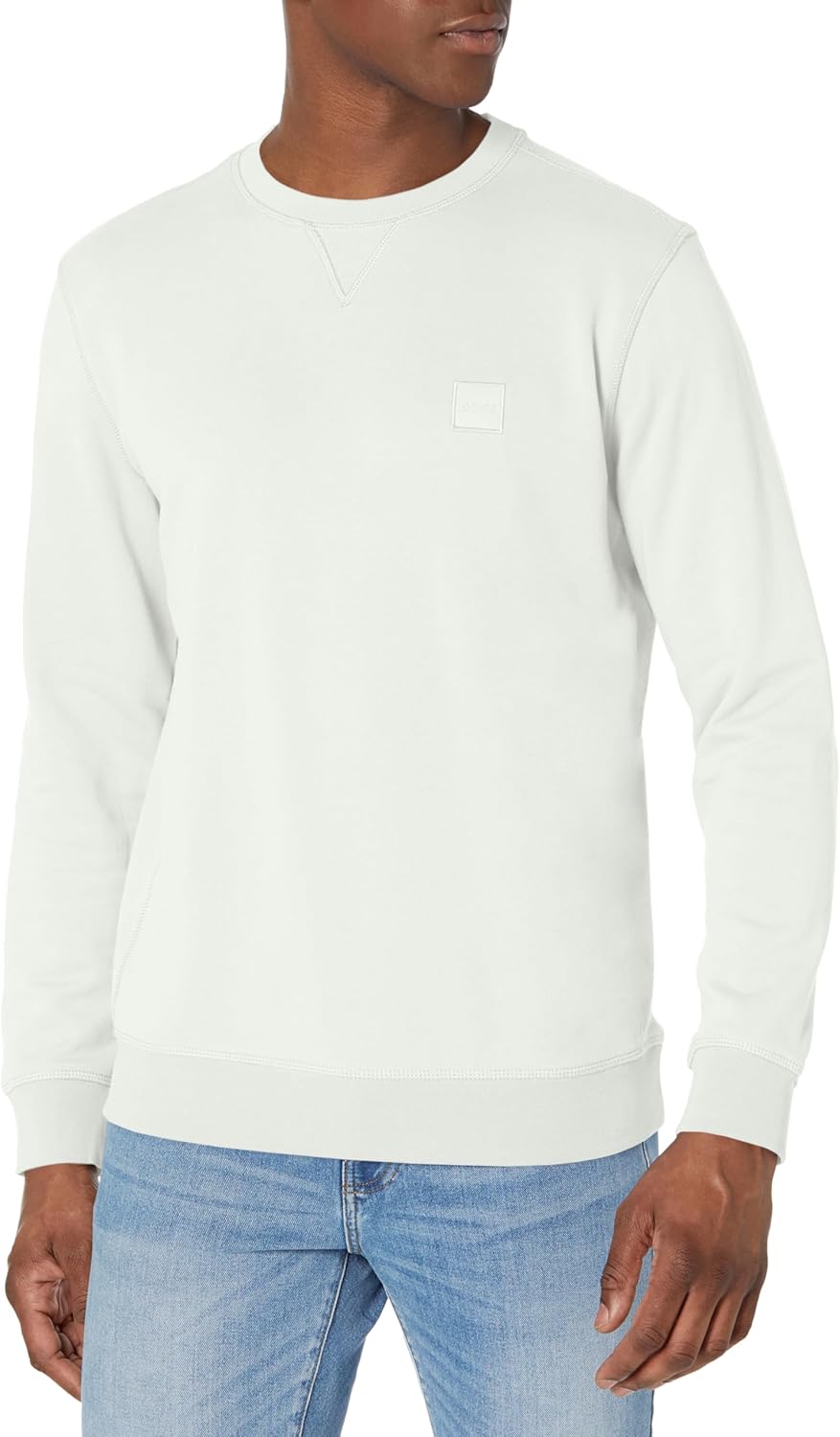 BOSS мужской свитшот из френч-терри с нашивкой-логотипом, Harbor Mist
BOSS мужской свитшот из френч-терри с нашивкой-логотипом, Harbor Mist