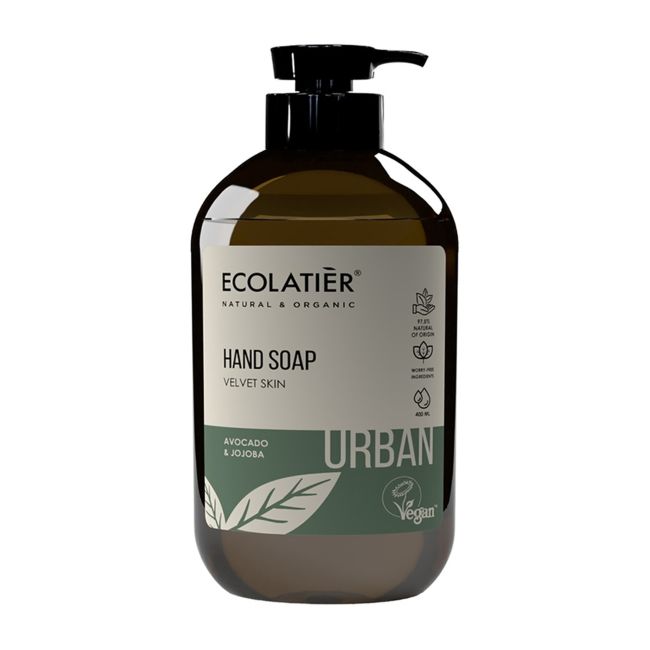 Жидкое мыло для рук «Бархатная кожа» Ecolatier, 400 мл
Жидкое мыло для рук «Бархатная кожа» Ecolatier, 400 мл