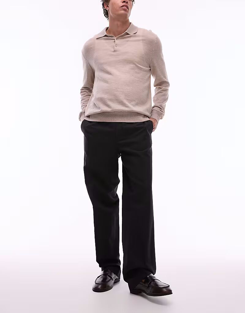 Брюки свободного кроя ARKET с застежкой спереди темно-синего цвета
Брюки свободного кроя ARKET с застежкой спереди темно-синего цвета