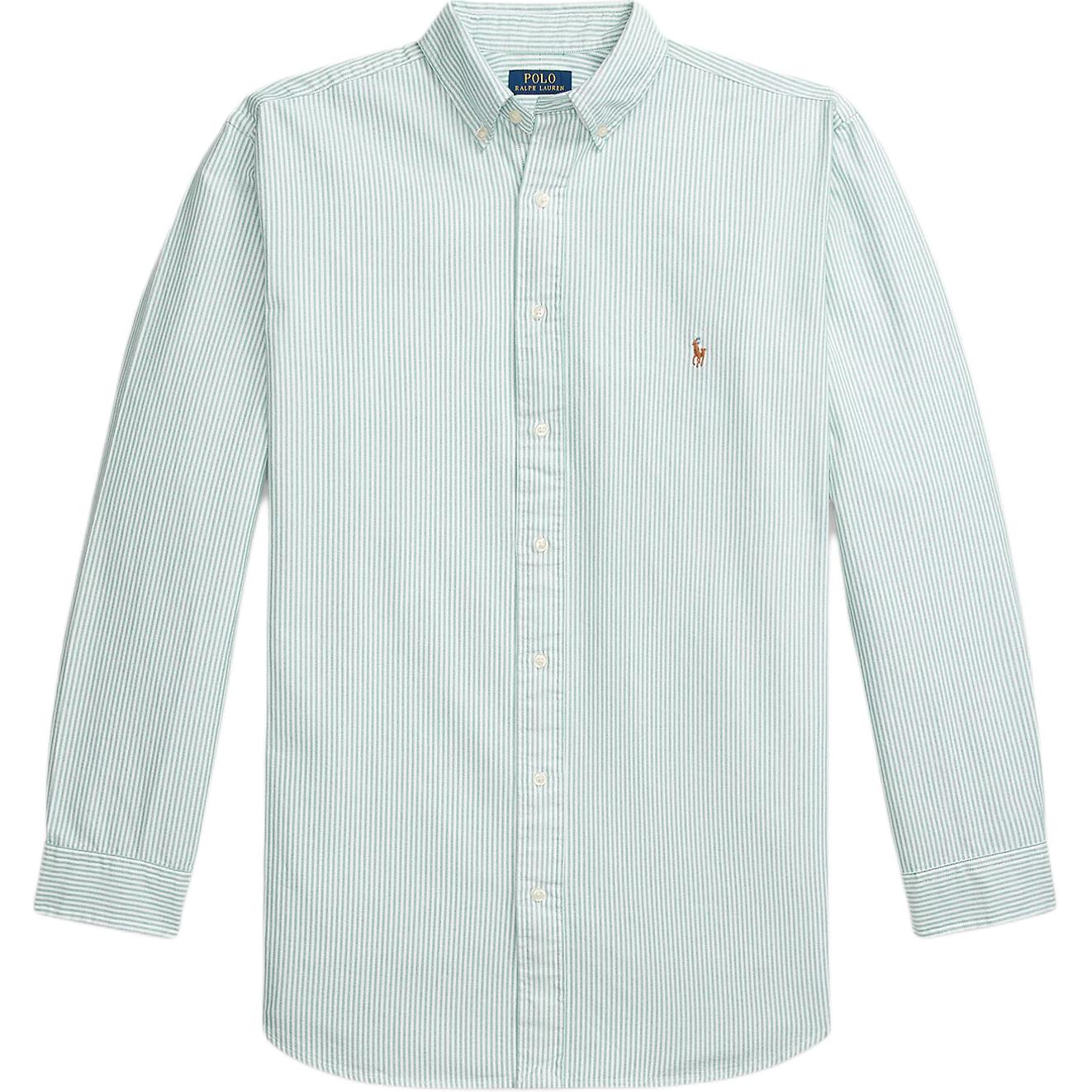 Полосатая рубашка Polo Ralph Lauren, зеленый
Полосатая рубашка Polo Ralph Lauren, зеленый